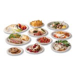 Nourish Molded Fiber Takeout Containers, 5.9 x 5.9 x 2.9, White, Sugarcane, 400/Carton