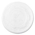 115-Series Flat Hot Lids, For Use With 115-Series Soup Containers, White, Plastic, 500/Carton