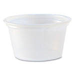 Portion Cups, 0.75 oz, Translucent, 125/Sleeve, 20 Sleeve/Carton