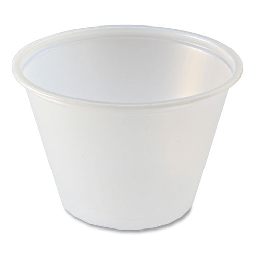 Portion Cups, 2.5 oz, Translucent, 125/Sleeve, 20 Sleeve/Carton