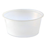 Portion Cups, 3.25 oz, Translucent, 125/Sleeve, 20 Sleeve/Carton