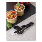 100% Recycled Content Cutlery Kit - 6", 250/Carton