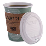 World Art Renewable and Compostable Hot Cups, 12 oz, Gray, 50/Pack