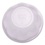 Renewable and Compostable Salad Bowls with Lids, 24 oz, Clear, Plastic, 50/Pack, 3 Packs/Carton