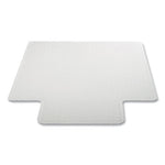 DuraMat Moderate Use Chair Mat for Low Pile Carpeting, Lipped, 45 x 53, Clear, 50/Pallet