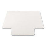 EconoMat Antimicrobial Chair Mat, Lipped, 36 x 48, Clear