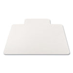 EconoMat Antimicrobial Chair Mat, Lipped, 36 x 48, Clear