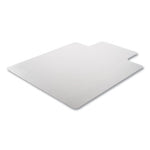 DuraMat Moderate Use Chair Mat for Low Pile Carpeting, Lipped, 45 x 53, Clear, 50/Pallet