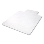 EconoMat Antimicrobial Chair Mat, Lipped, 36 x 48, Clear