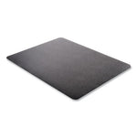 Economat Hard Floor Chair Mat, Rectangular, 45 x 53, Black