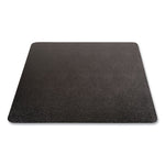 Economat Hard Floor Chair Mat, Rectangular, 45 x 53, Black