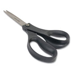 Everyday Scissors, 8" Long, 3.25" Cut Length, Black Straight Handle