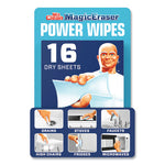 Magic Eraser Sheets, 3.5 x 5.8, 0.03" Thick, White, 16 Sheets/Pack, 4 Packs/Carton