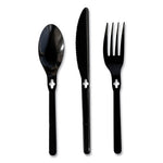 Spoon WeGo Polystyrene, Spoon, Black, 1000/Carton