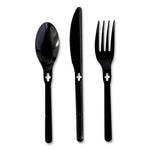 Fork WeGo Polystyrene, Fork, Black, 1000/Carton