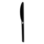 Knife WeGo Polystyrene, Knife, Black, 1000/Carton