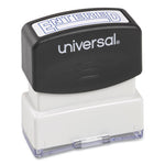 Message Stamp, ENTERED, Pre-Inked One-Color, Blue