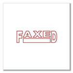 Message Stamp, FAXED, Pre-Inked One-Color, Red