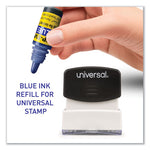 Refill Ink for Clik! and Universal Stamps, 7 mL Bottle, Blue