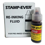 Refill Ink for Clik! and Universal Stamps, 7 mL Bottle, Red