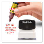 Refill Ink for Clik! and Universal Stamps, 7 mL Bottle, Red