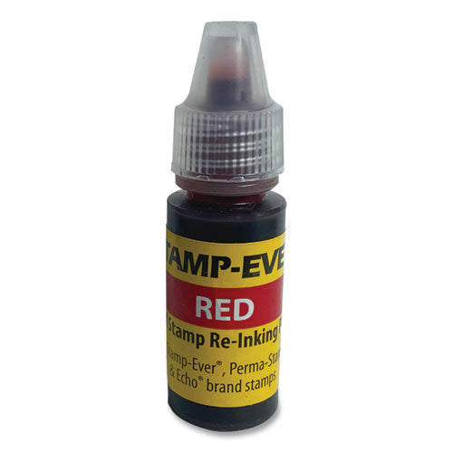 Refill Ink for Clik! and Universal Stamps, 7 mL Bottle, Red