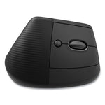 Lift for Business Vertical Ergonomic Mouse, 2.4 GHz Frequency/32 ft Wireless Range, Right Hand Use, Graphite