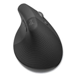 Lift for Business Vertical Ergonomic Mouse, 2.4 GHz Frequency/32 ft Wireless Range, Right Hand Use, Graphite