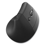 Lift for Business Vertical Ergonomic Mouse, 2.4 GHz Frequency/32 ft Wireless Range, Right Hand Use, Graphite