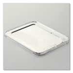 Half Steam Table Pan Lids, Full Curl, 11.16 x 0.62 x 12.75, 100/Carton