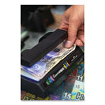 Tri Test Counterfeit Bill Detector with Pen, U.S.; Canadian; Mexican; EU; UK; Chinese Currencies, 7 x 4 x 2.5, Black