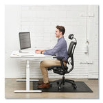 Ergonomic Sit Stand Mat, 53 x 45, Black, 25/Pallet