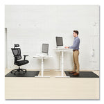 Ergonomic Sit Stand Mat, 48 x 36, Black, 25/Pallet