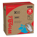 X50 Cloths, POP-UP Box, 12.5 x 9.1, White, 168/Box, 10 Boxes/Carton