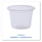 Souffle/Portion Cups, 1 oz, Polypropylene, Clear, 20 Cups/Sleeve, 125 Sleeves/Carton