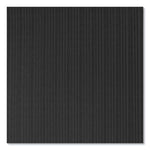 Ribbed Vinyl Anti-Fatigue Mat, Rib Embossed Surface, 36 x 144, Black