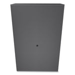 Brigade 700 Series Lateral File, Three-Shelf Enclosed Storage, 2 Legal/Letter-Size File Drawers, Charcoal, 42" x 18" x 64.25"