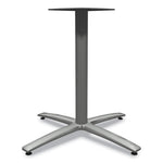 Between Seated-Height X-Base for 42" Table Tops, 32.68w x 29.57h, Silver