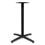 Between Standing-Height X-Base for 42" Table Tops, 32.68w x 41.12h, Black