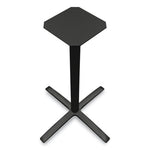 Between Standing-Height X-Base for 42" Table Tops, 32.68w x 41.12h, Black