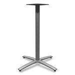 Between Standing-Height X-Base for 42" Table Tops, 32.68w x 41.12h, Silver