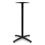 Between Standing-Height X-Base for 30" to 36" Table Tops, 26.18w x 41.12h, Black