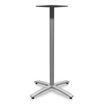 Between Standing-Height X-Base for 30" to 36" Table Tops, 26.18w x 41.12h, Silver