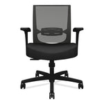 Convergence Mid-Back Task Chair, Swivel-Tilt, Supports Up to 275 lb, 15.75" to 20.13" Seat Height, Black