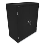 Assembled Storage Cabinet, 36w x 18d x 42h, Black