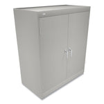 Assembled Storage Cabinet, 36w x 18.13d x 41.75h, Light Gray