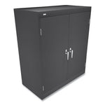 Assembled Storage Cabinet, 36w x 18.13d x 41.75h, Charcoal