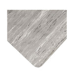 Cushion-Step Marbleized Rubber Mat, 24 x 36, Gray