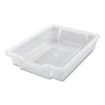 Callero MakerSpace Trolley Set 01, Metal, 1 Shelf, 12 F1 Bins, 3 F2 Bins, 42.9" x 17.3" x 61.8", Silver/Translucent Frost