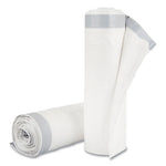 Draw-Tuff Institutional Draw-Tape Can Liners, 55 gal, 1.9 mil, 42.5" x 35.5", Natural, 50/Carton